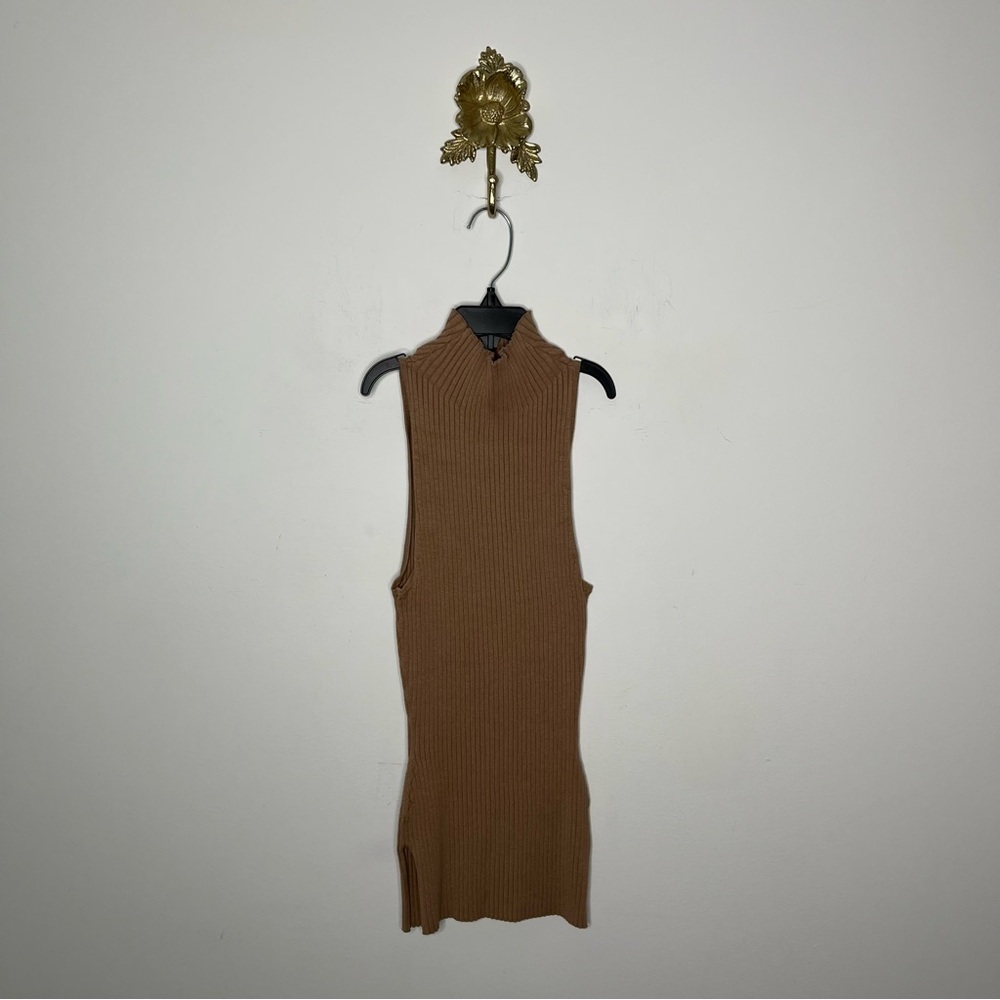 Song of Style Ribbed Mock Neck Tank XS